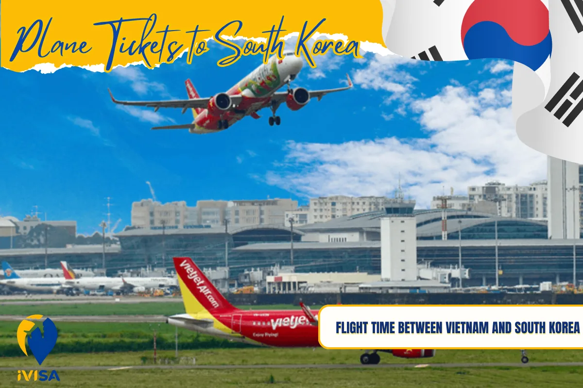 Flight-Time-Between-Vietnam-and-South-Korea